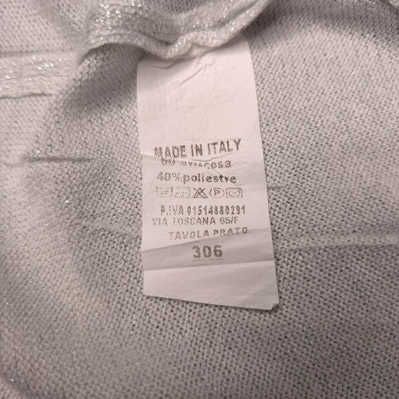 Bella Amore Floral Print XL Sweater Made In Italy Lightweight Knit Pullover - Picture 7 of 7